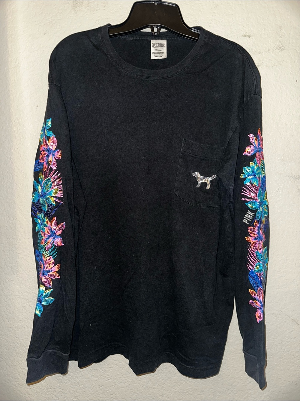 Victorias Secret PINK vintage sparkle bling top size medium